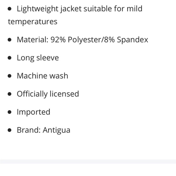 San Diego Padres Antigua Heather Black Half Zip Pullover Size Small - Picture 6 of 6